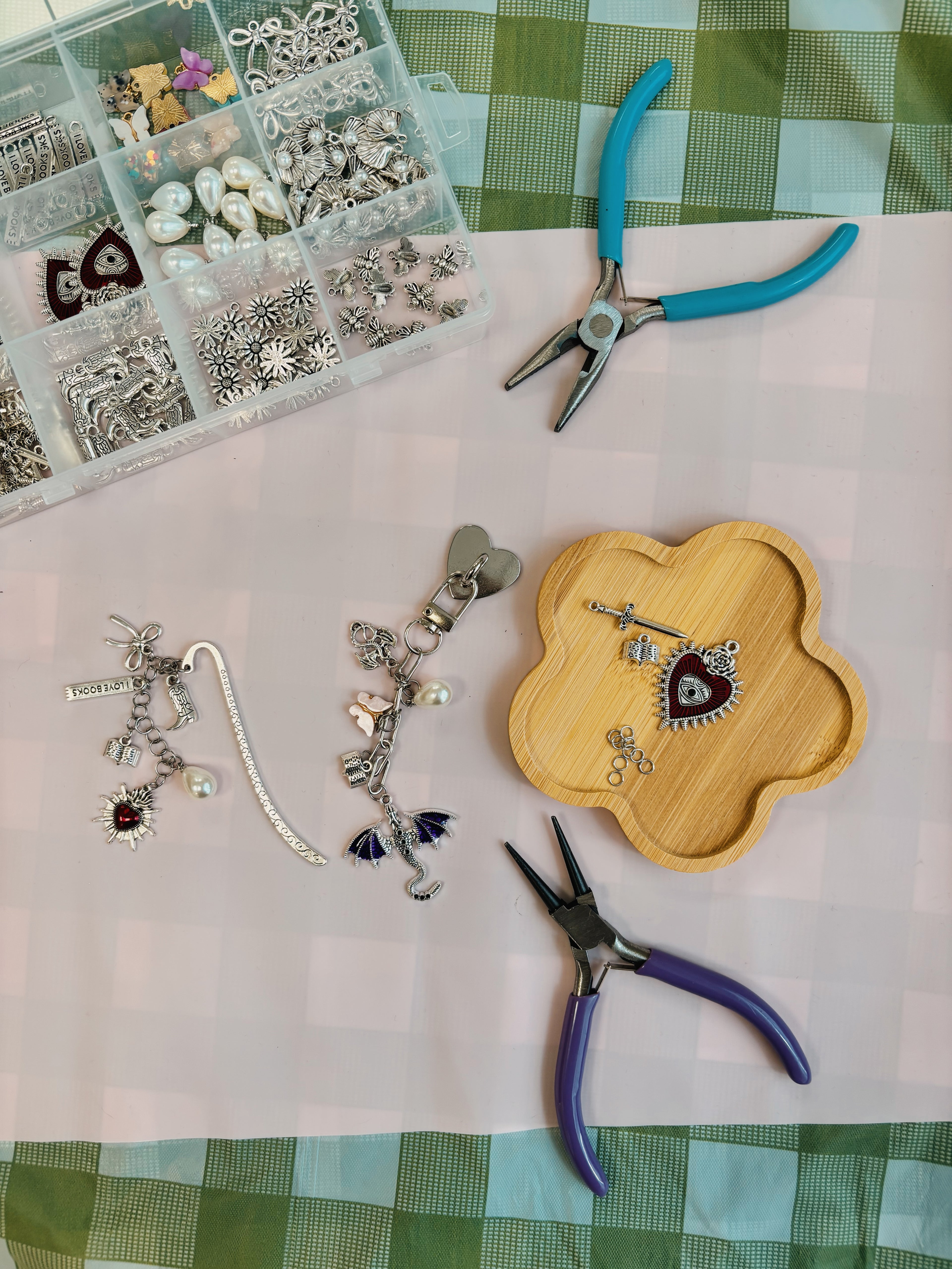 Bookmark and Kindle Charms Tickets
