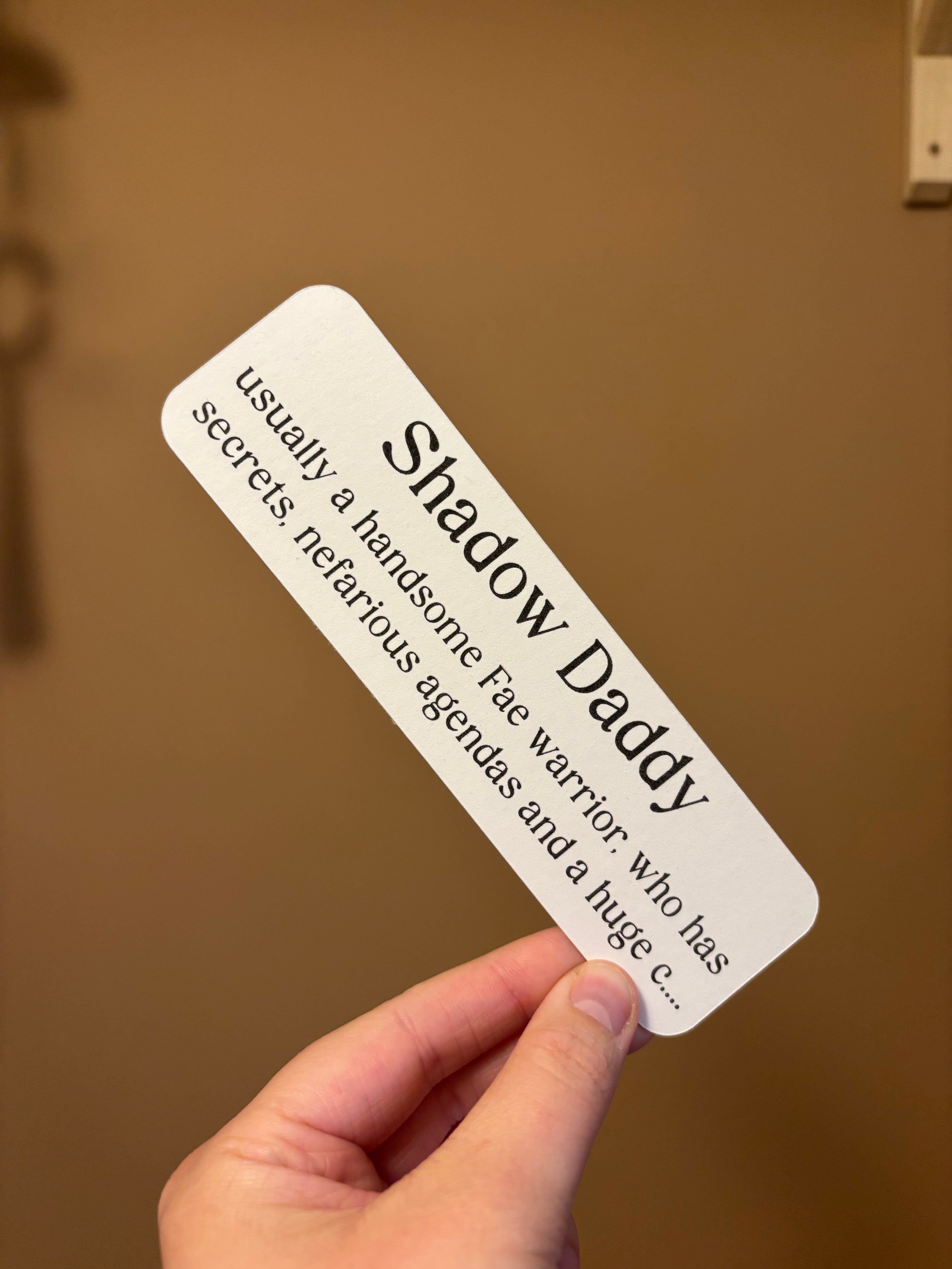 Shadow Daddy bookmark